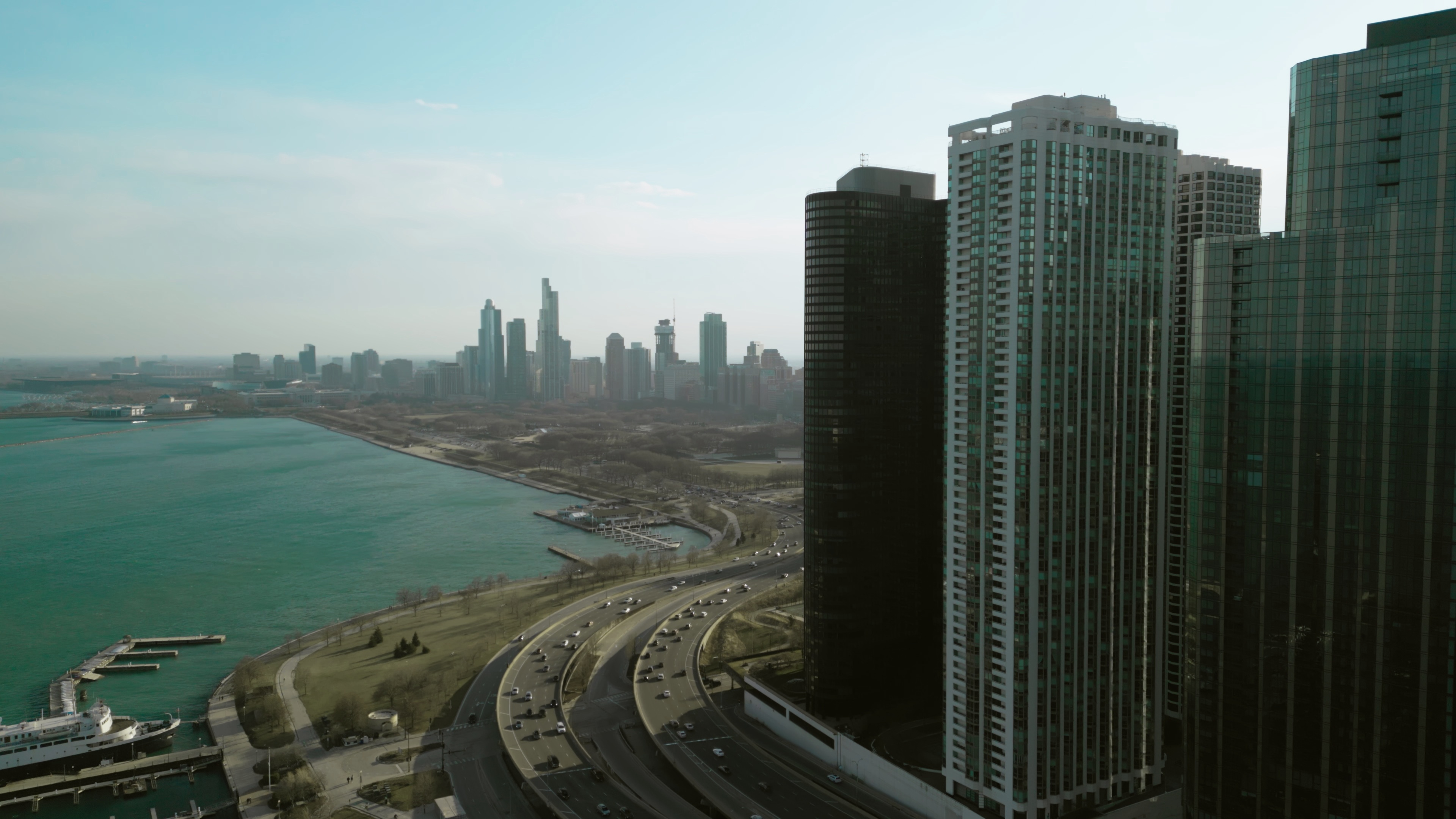 Chicago skyline and lakefront